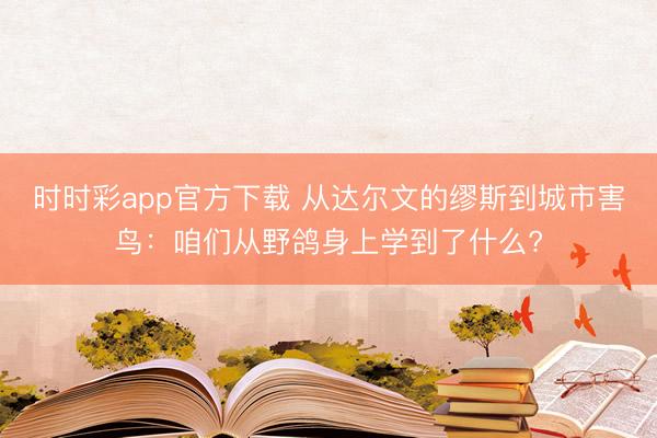 时时彩app官方下载 从达尔文的缪斯到城市害鸟：咱们从野鸽身上学到了什么?