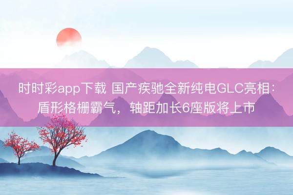 时时彩app下载 国产疾驰全新纯电GLC亮相：盾形格栅霸气，轴距加长6座版将上市